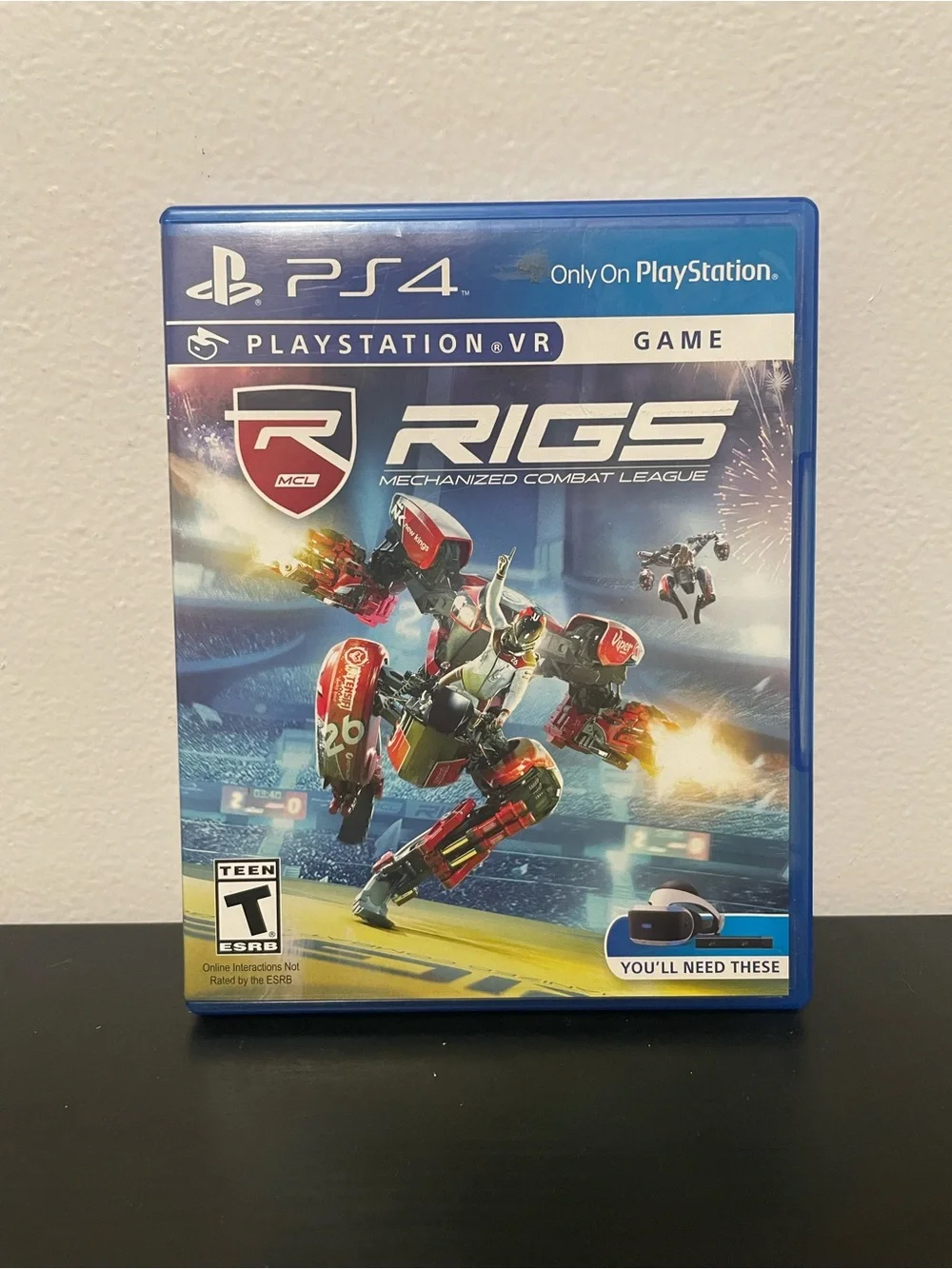 RIGS Mechanized Combat League PS4 PlayStation 4 PSVR VR Video Game CIB Sony